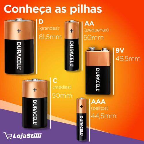 Pilha Duracell Coppertop 9v Retangular - Unidade