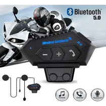 Comprar Fones De Ouvido Bluetooth 5.0 Para Capacete Com Microfones