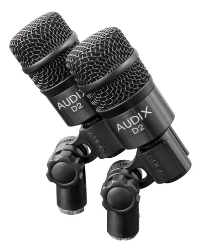 Pacote de microfone de bateria Audix Dp7 de 7 peças, cor preta