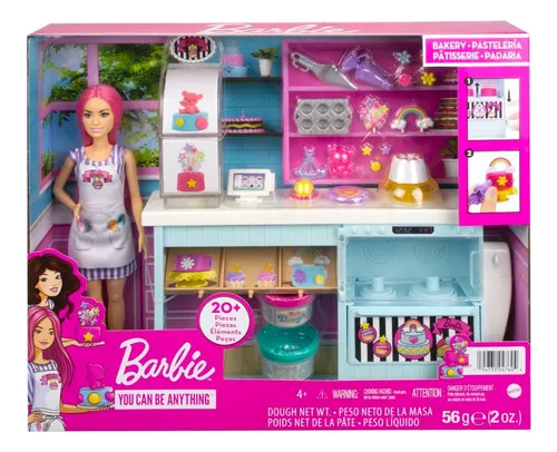 Barbie Y Su Pastelería Muñeca Pelo Fantasía Con Tienda