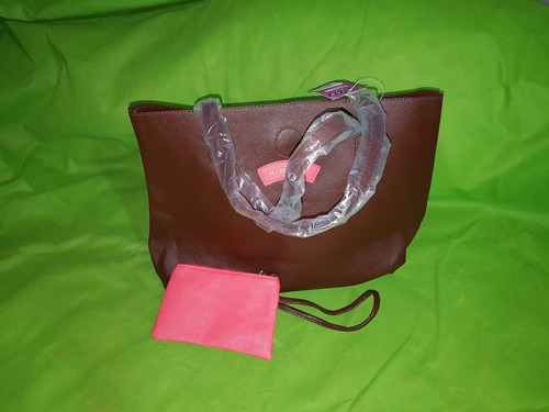 Bolso Para Dama Color Café Piel Sintética 