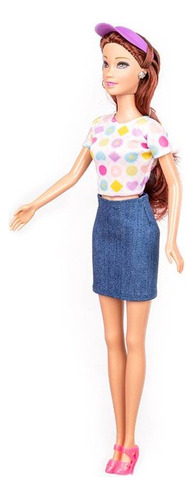 Muñeca Brittany Falda Mezclilla Blusa Figuras