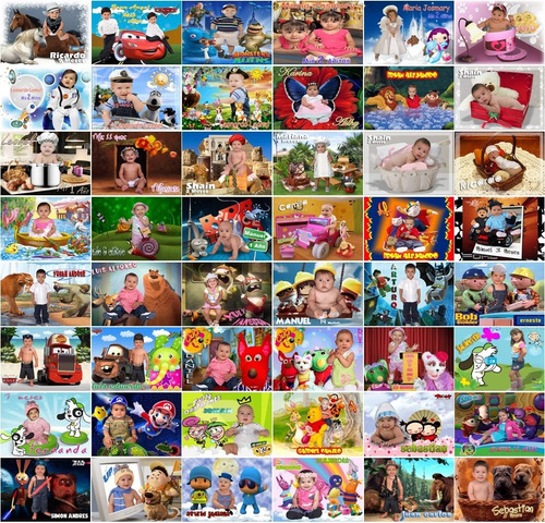 500 Plantillas Photoshop Niños Infantiles Psd Fotomontajes