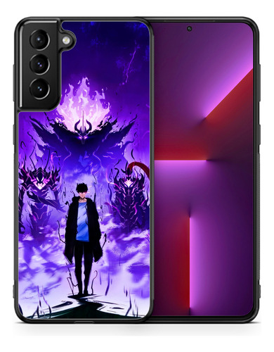 Funda Para Galaxy Solo Leveling Shadow Jinwoo Igris Beru Art