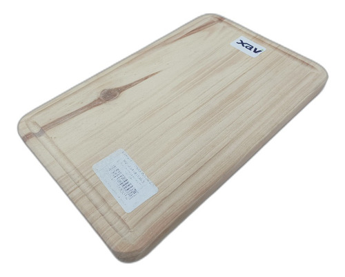 Tabla Plato Cortar Picar Madera Parrilla 20x30cm Incor 3659