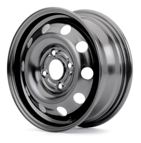 Imagen 3 de 8 de Llanta De Acero 5,5 X 14 (pintada Negra) Ford Fiesta