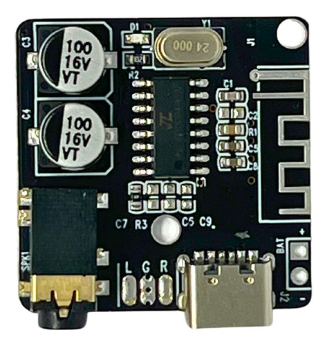 Modulo Receptor Bluetooth 5.0 Vhm314 Usb C 5v Stereo Mp3 