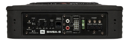 Caja activa de subwoofer Jbl Selenium Slim Sw8a-s de 8 pulgadas
