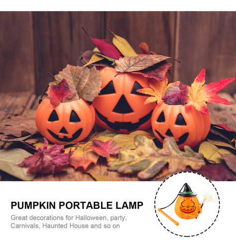 Lámpara Portátil Halloween Ghost Screaming Pumpkin Lant
