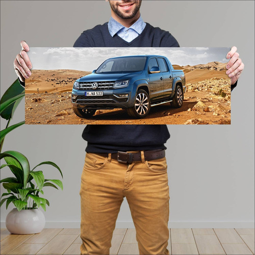 Cuadro 30x80cm Auto 2016 Volkswagen Amarok Avent 271