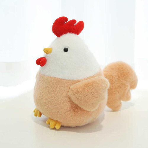 Animais De Pelúcia Galinha Macia Realista Engraçado Boneca