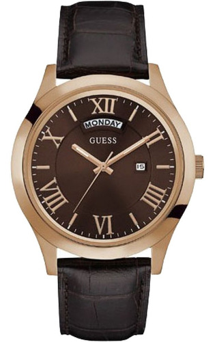 Reloj Guess Para Hombre W0792g3 Con Correa De Cuero Y Caja