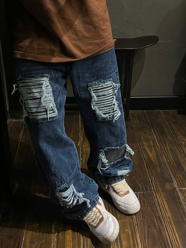 Pantalones Jean Baggy Hombre 