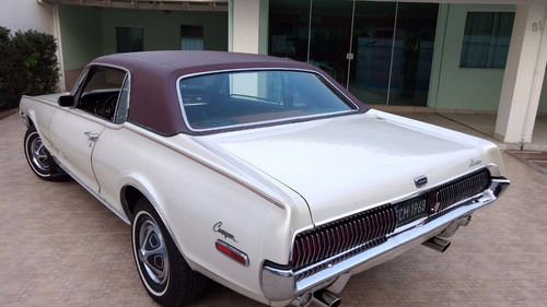 Mercury Cougar 68 Placa Preta