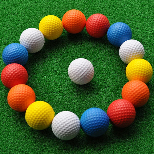 Fessal 12 Pelota Practica Golf Espuma Color Resistente Larga