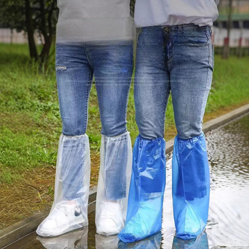5 Pares Cubre Zapatos Para Lluvia Desechables Impermeables