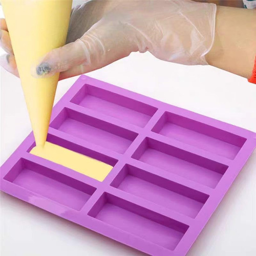Moldes De Silicona Para Granola, 2 Piezas, 8 Cavidades