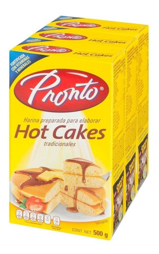 Combo Hot Cakes Heinz & Pronto Maple Mermelada Fresa Harina