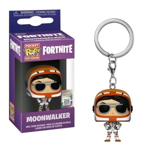 Llavero Moonwalker Fortnite Pocket Keychain Funko Pop