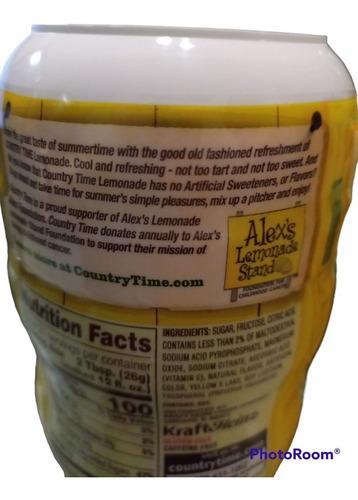 Polvo Para Preparar Limonada Country Time Lemonade 538 G
