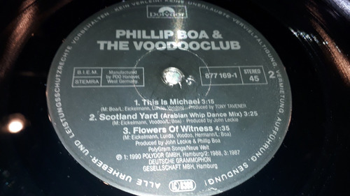 Phillip Boa And The Voodooclub This Is Michael Remixed By 90 (Usado)