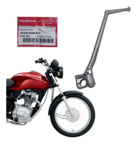 Pedal Partida Honda Cg Fan 125 2000 A 2008 Original E Nf