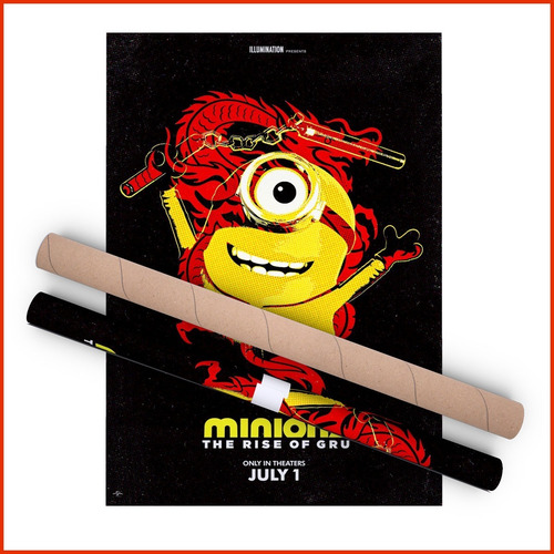Poster Minions Rise Of Gru Kung Fu Art #2 - 40x60cm