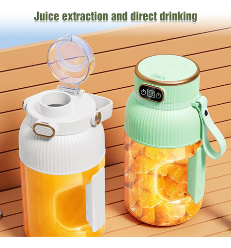 1200ml Extractor De Jugo, Licuadora Portatil Recargable
