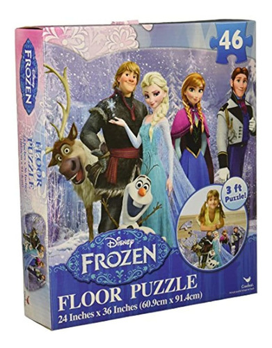 Disney Frozen Puzzle De Piso (46 Piezas) 24 ''x 36''