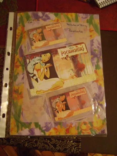Tarjeta Telefonica Disney Pocahontas 1 Con Blister Serie F14 (Usado)