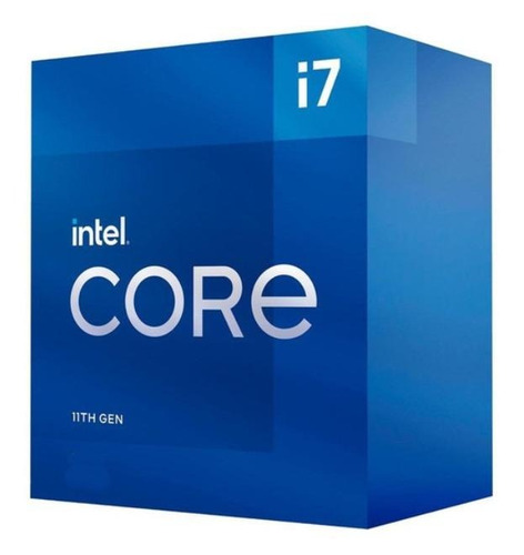 Processador gamer Intel Core i7-11700F, 8 núcleos, 4.9GHz (turbo) 16MB Cache BX8070811700F