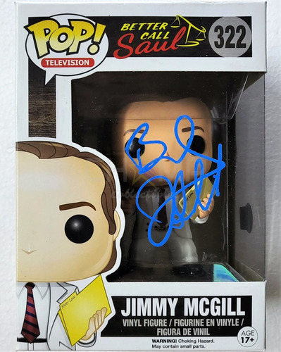 Funko Pop! Autografiado Bob Odenkirk Better Call Saul Jimmy (Usado)