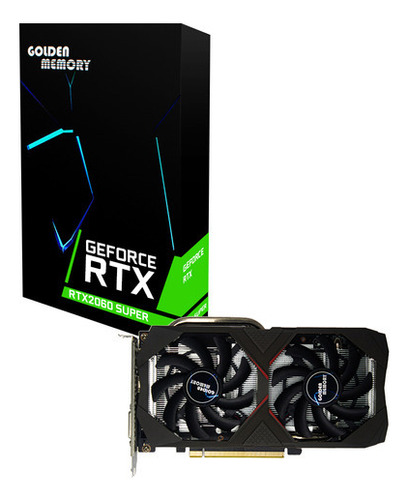 Placa De Vídeo Golden Memory Nvidia Geforce Rtx 2060 Super 8gb 256bits Gddr6 Directx 12