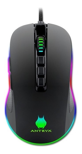 Mouse Gamer Antryx Chrome Storm Kurtana Black Rgb