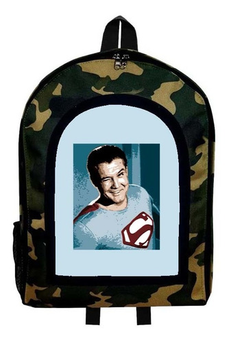 Mochila Camuflada Super Man Nueva Colección Modelo 69