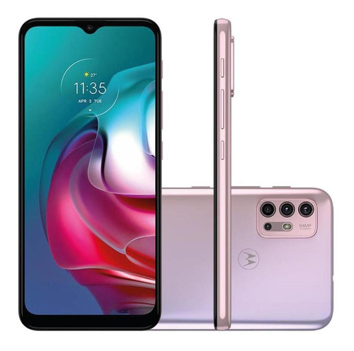 Imagem 1 de 11 de Motorola Moto G30 128/4gb Câmera 13mp Tela 6.5 -white Lilac
