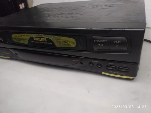 Video Cassete Philips Vr 456 Sem Controle (Usado)