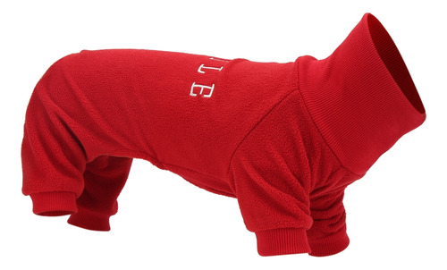 Ropa De Abrigo Para Perros, Otoño-invierno, A La Moda, Roja