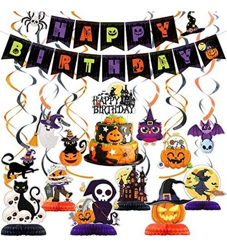 Halloween Decoración Fiesta De Cumpleaños Halloween Yks63