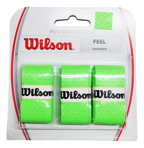 Cubregrip Wilson Pro Overgrip Perforado Pack X 3 Tenis Padel