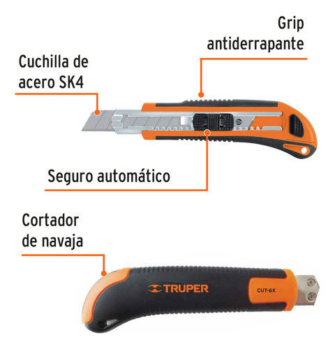 Bisturí Exacto 18mm Truper