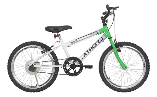 Llanta de bicicleta 20 para hombres y niños de 6 a 10 años, color verde, tamaño de cuadro único