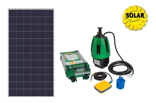 Imagem 1 de 10 de Kit Bombeamento Anauger P100 + Placa Solar 330w + Sensor