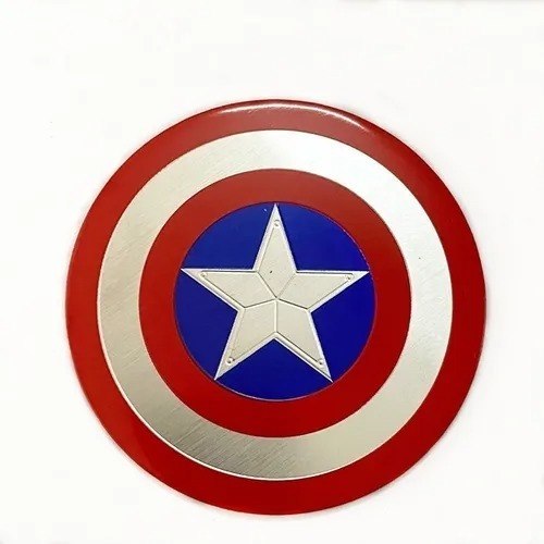 Emblema Adesivo Escudo Capitão América Vingador Marvel 3d 