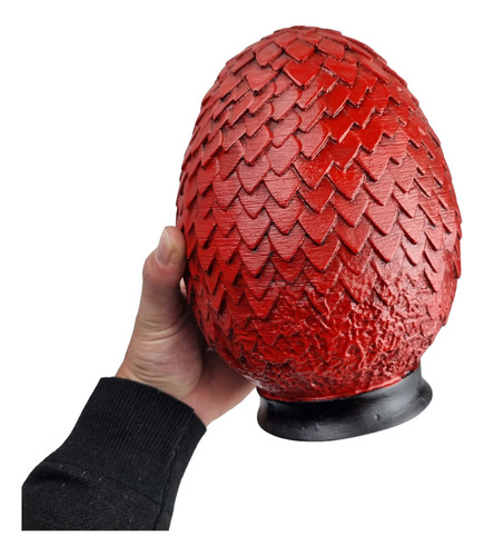 Decoração Ovo Dragão Game Of Thrones Vermelho
