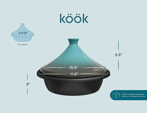 Tajine Marroquí Kook, De Hierro Fundido Esmaltado