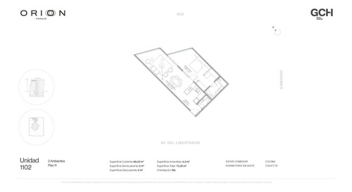 Departamento En Venta De 2 Ambientes En Parque De Innovacion (ex Tiro Federal) - Nuñez