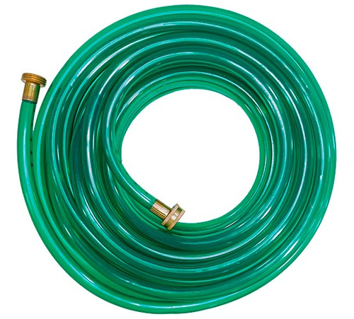 Rollo De Manguera Verde 45 Mts Pvc 1/2  Jardín Multiuso 