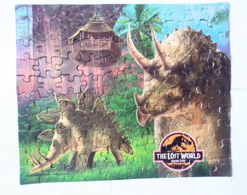Rompecabezas Jurassic Park 1997 Hasbro Mb Puzzle Original