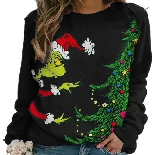 Grinch Árbol De Navidad Ropa Verde Sudaderas Sudaderas